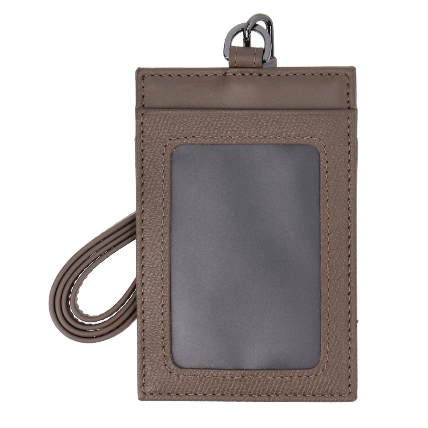 Crossing Elite Leather Lanyard - Dark Khaki