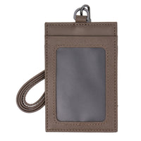 Crossing Elite Leather Lanyard - Dark Khaki
