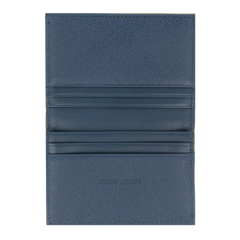 Crossing Elite Leather Leather Card Case With Magnet Closure RFID - Jeans