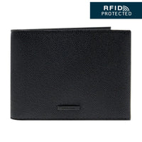 Crossing Elite Leather Money Clip Leather Wallet RFID - Black