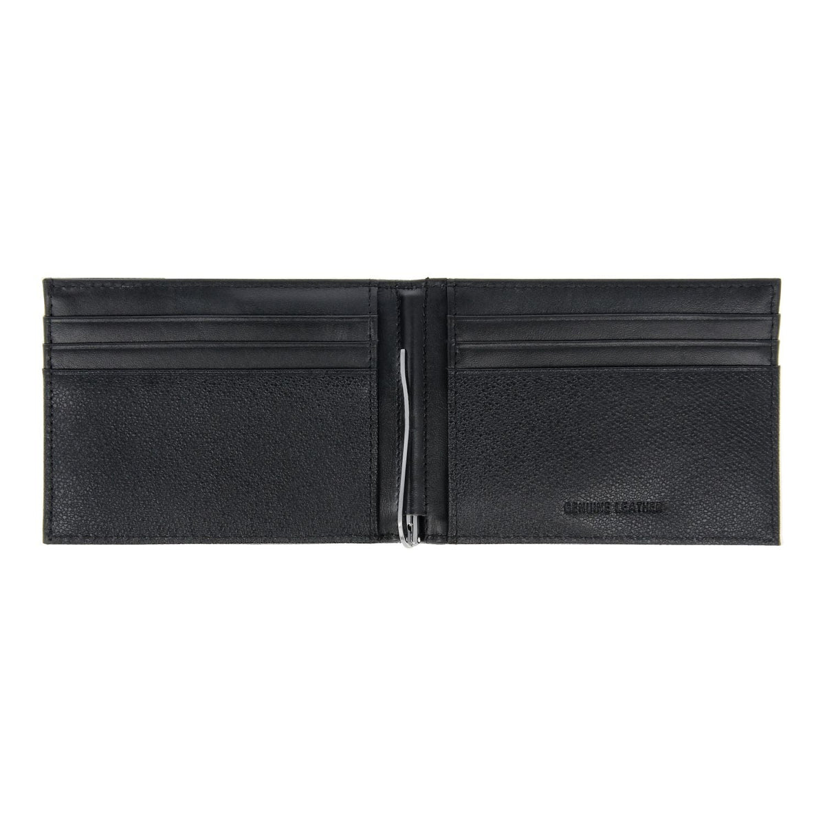 Crossing Elite Leather Money Clip Leather Wallet RFID - Black