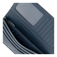 Crossing Elite Long Leather Wallet RFID - Jeans