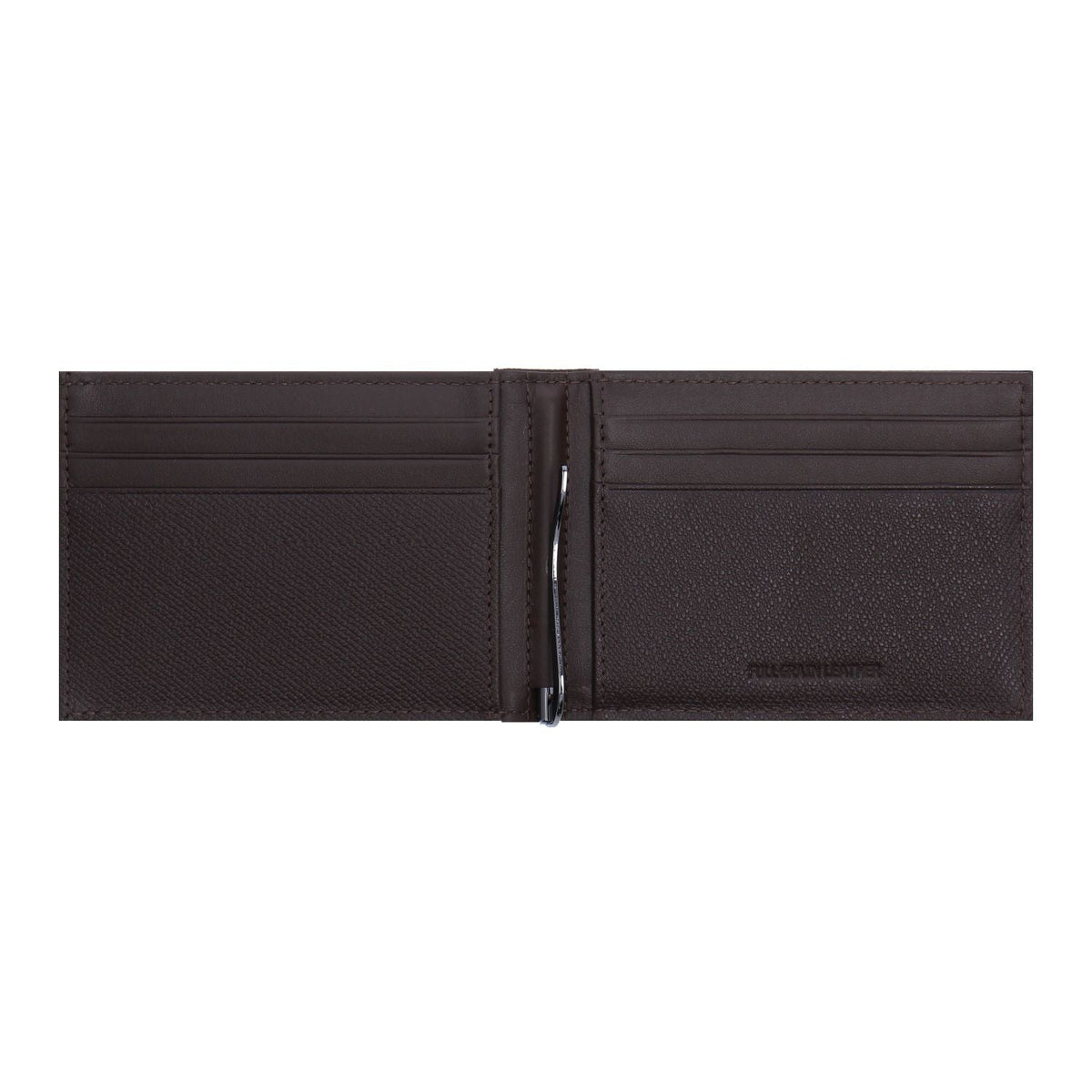 Crossing Elite Money Clip Leather Wallet RFID - Chocolate