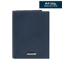 Crossing Elite Short Leather Wallet With Coin Pouch RFID - Jeans