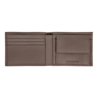 Crossing Elite Slim Leather Wallet With Coin Pocket [5 Card Slots] RFID - Dark Khaki