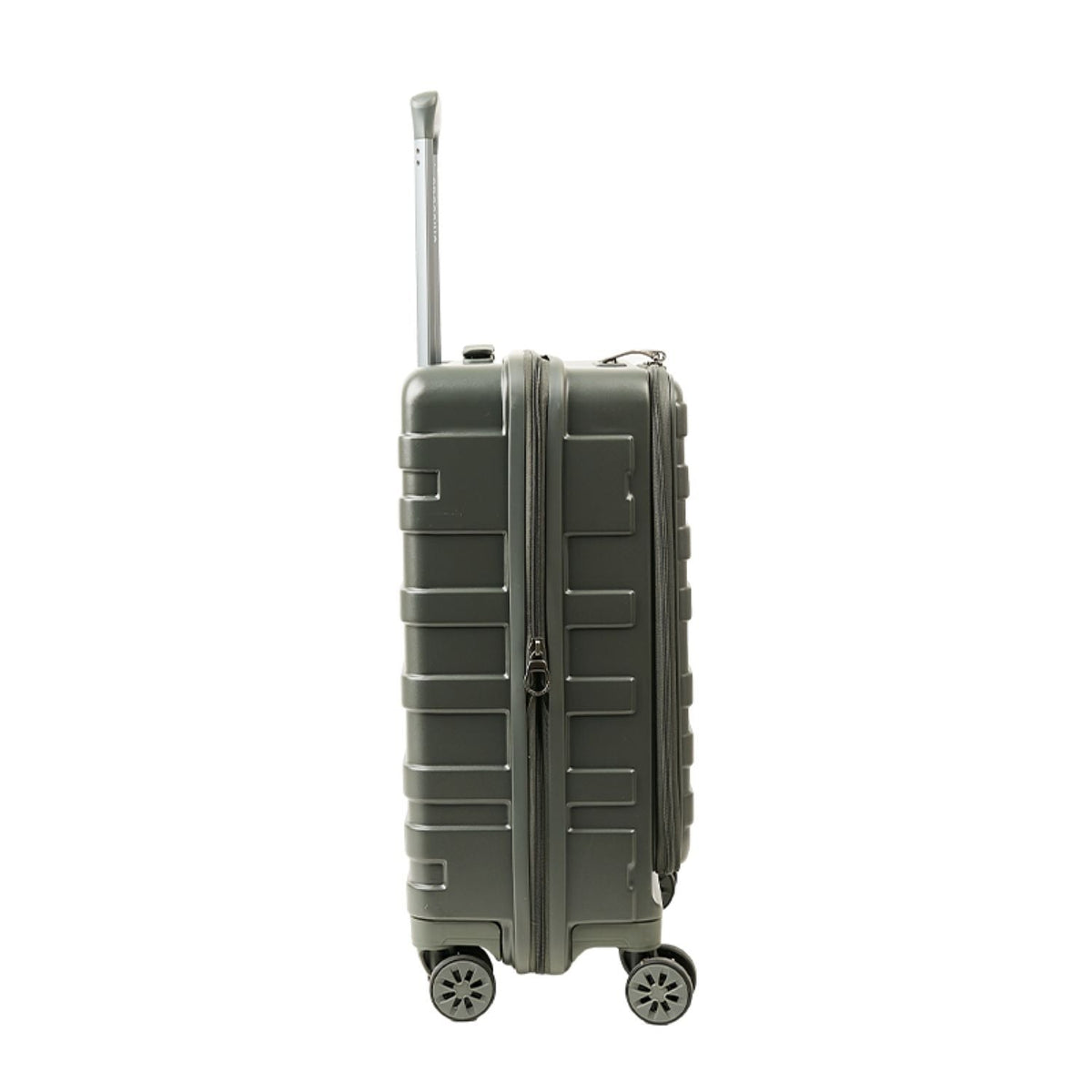 Crossing Groov Pc Trunk 20" Carry On Luggage With Front Access Opening - Army Green