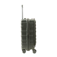 Crossing Groov Pc Trunk 20" Carry On Luggage With Front Access Opening - Army Green