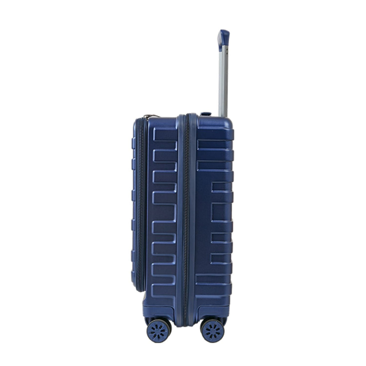 Crossing Groov Pc Trunk 20" Carry On Luggage With Front Access Opening - Stone Blue