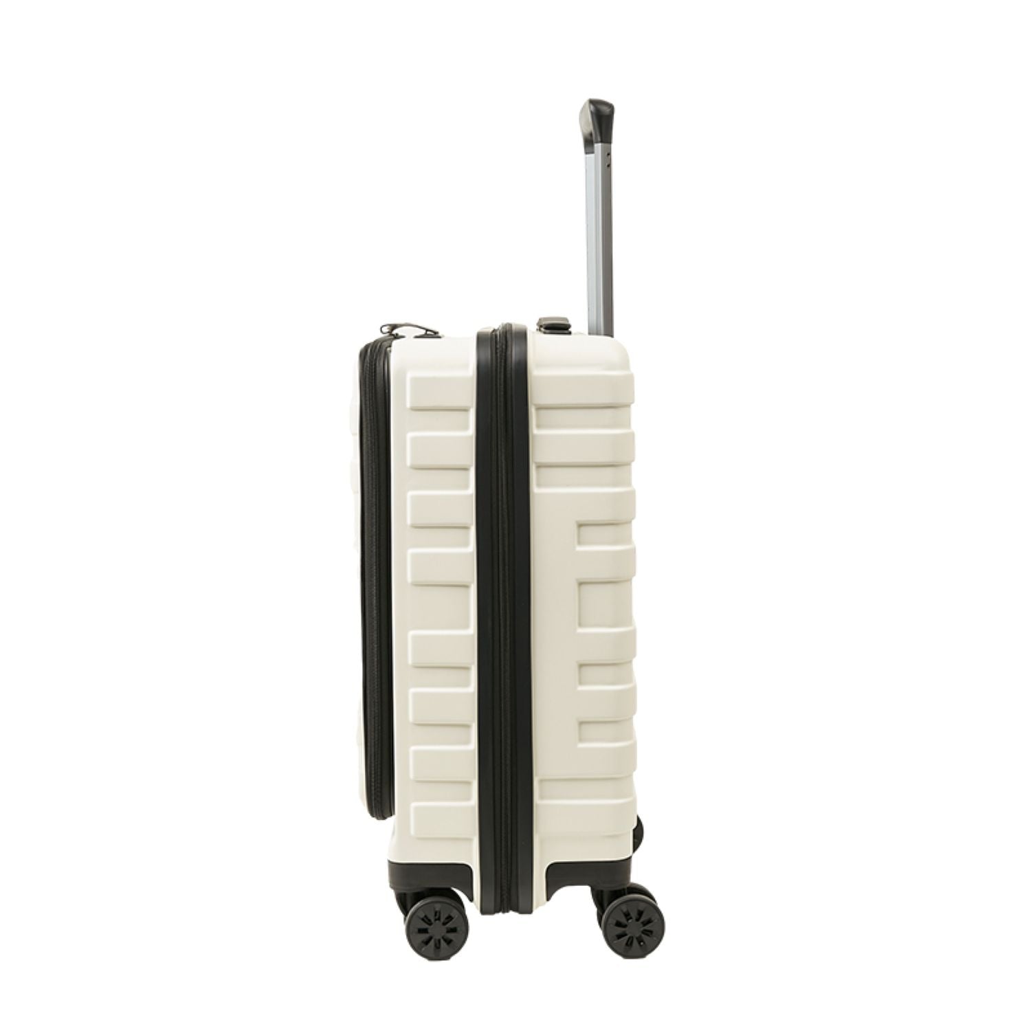 Crossing Groov Pc Trunk 20" Carry On Luggage With Front Access Opening - White