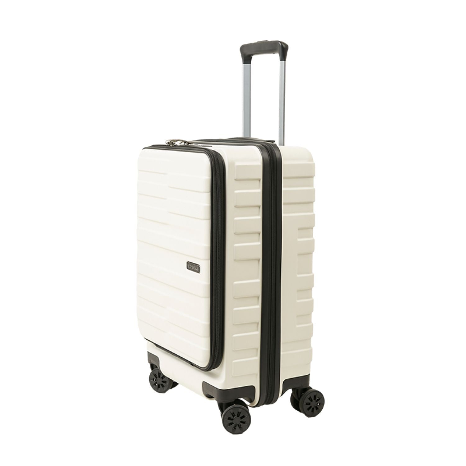 Crossing Groov Pc Trunk 20" Carry On Luggage With Front Access Opening - White