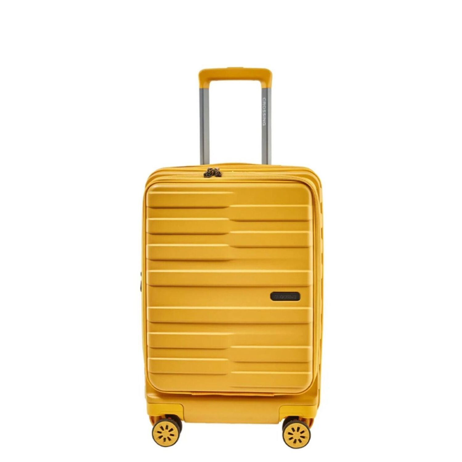 Crossing Groov Pc Trunk 20" Carry On Luggage With Front Access Opening - Yellow