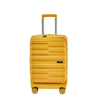 Crossing Groov Pc Trunk 20" Carry On Luggage With Front Access Opening - Yellow
