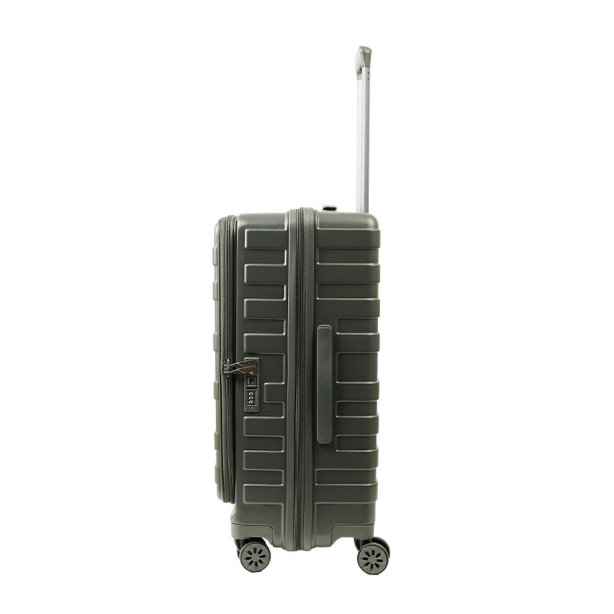Crossing Groov Pc Trunk 24" Medium Luggage With Front Access Opening - Army Green