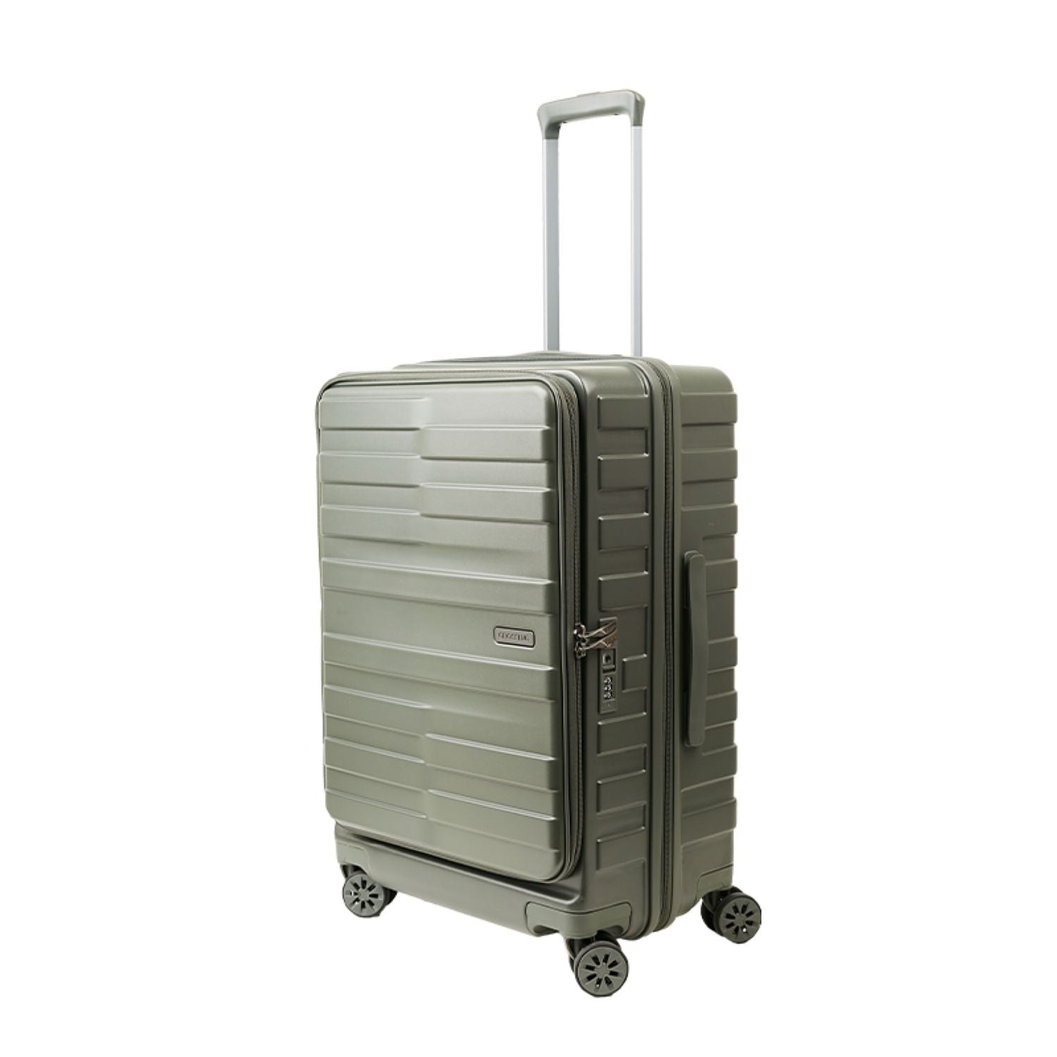 Crossing Groov Pc Trunk 24" Medium Luggage With Front Access Opening - Army Green