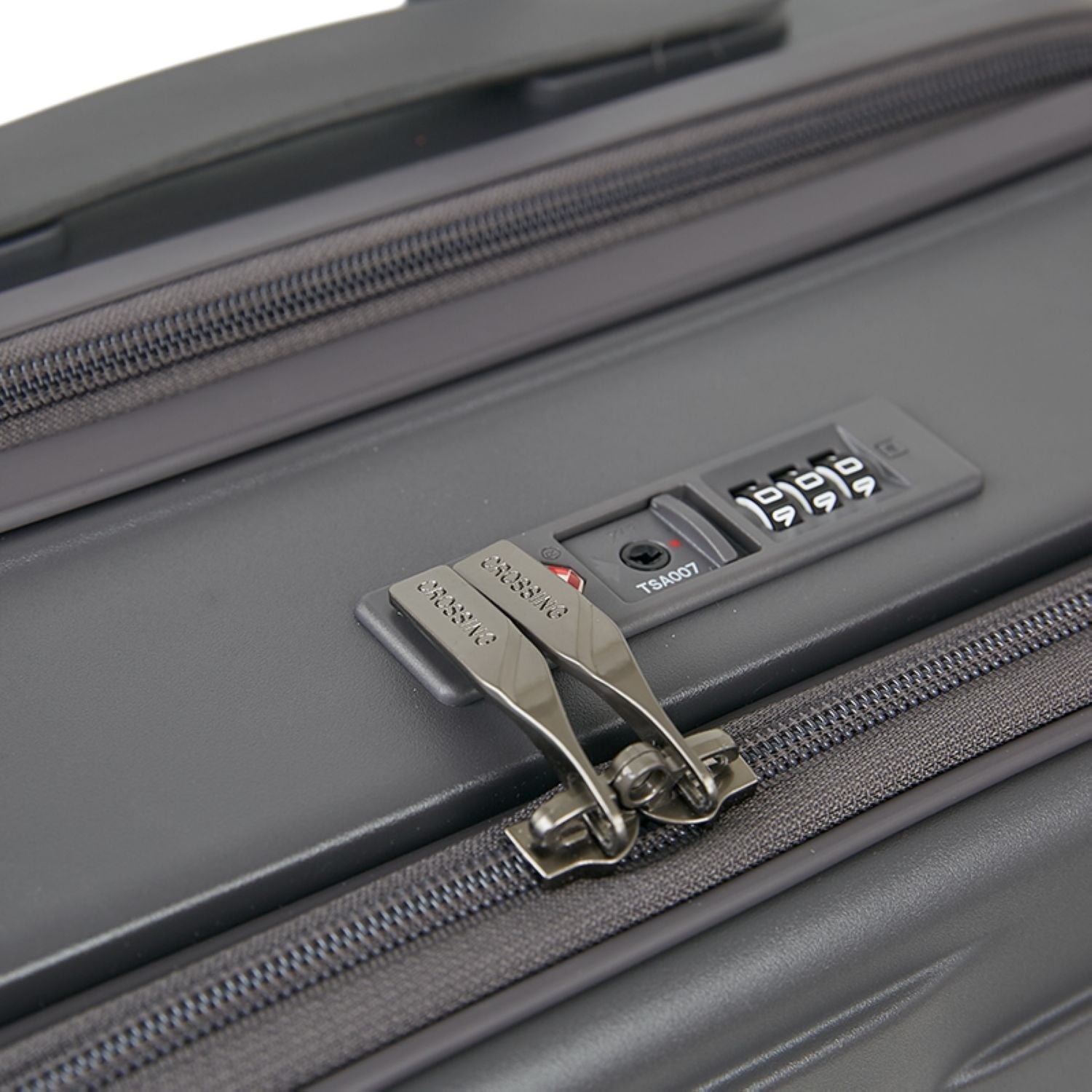 Crossing Groov Pc Trunk 24" Medium Luggage With Front Access Opening - Dark Grey