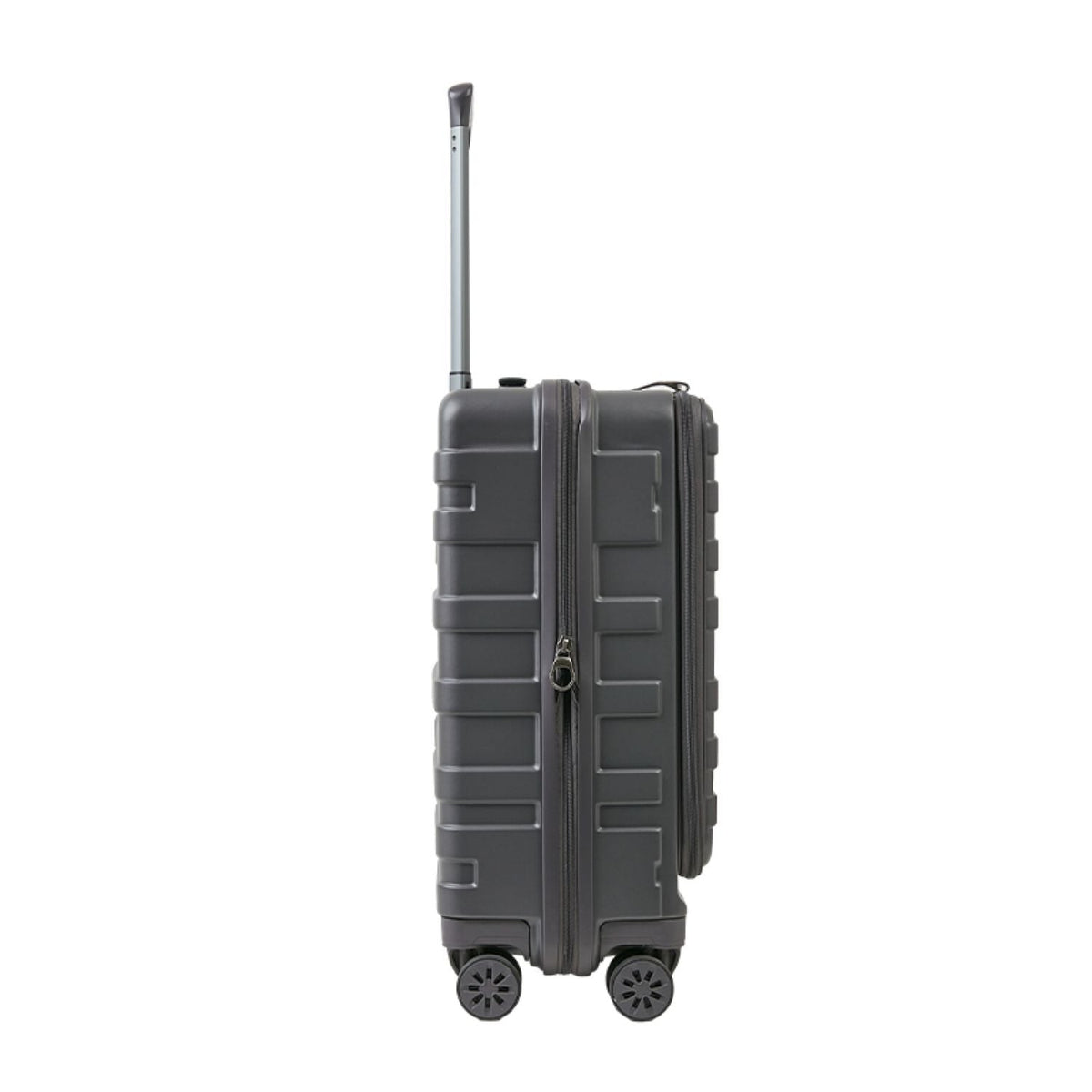 Crossing Groov Pc Trunk 24" Medium Luggage With Front Access Opening - Dark Grey