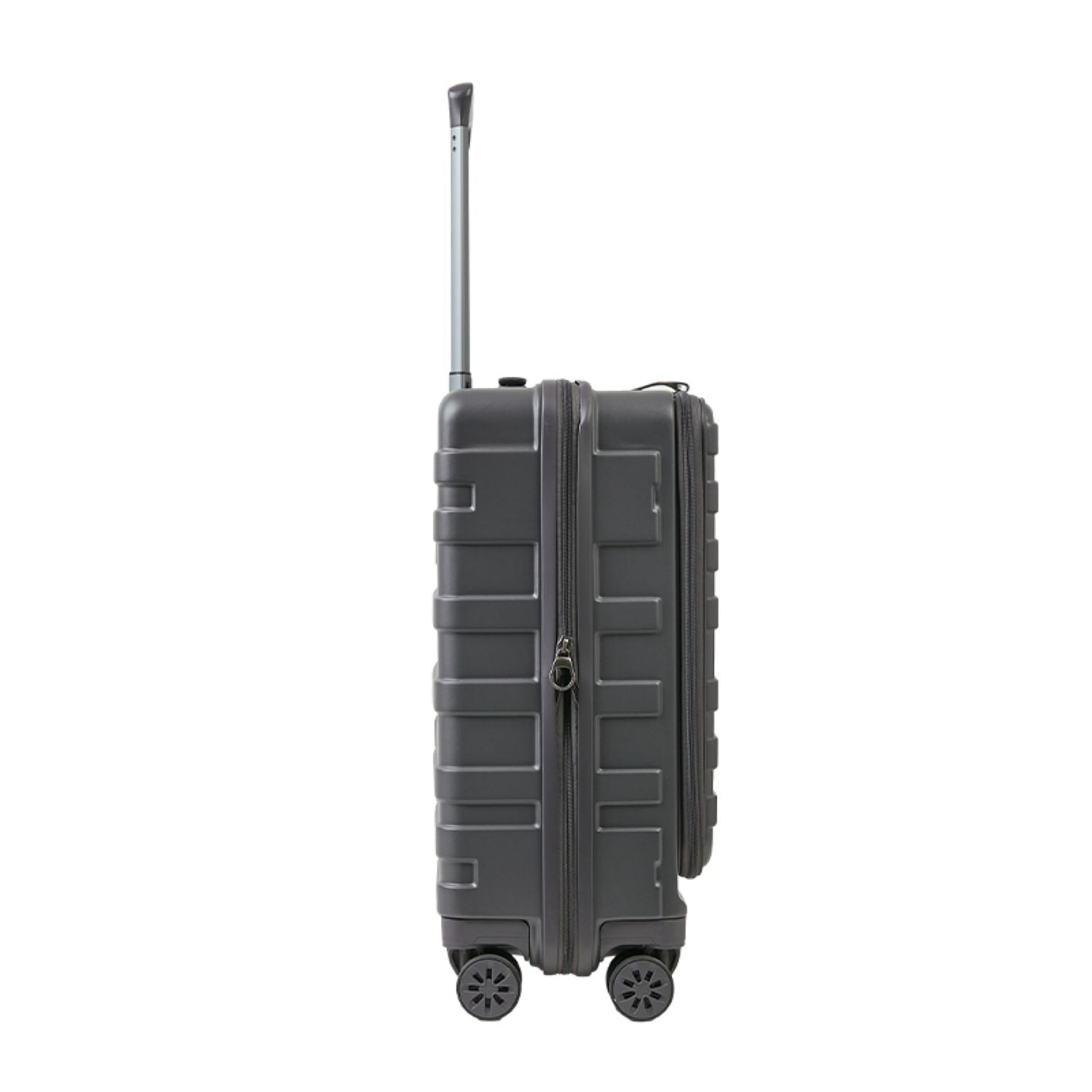 Crossing Groov Pc Trunk 24" Medium Luggage With Front Access Opening - Dark Grey