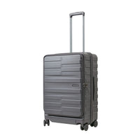 Crossing Groov Pc Trunk 24" Medium Luggage With Front Access Opening - Dark Grey