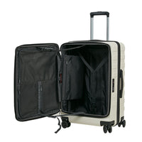 Crossing Groov Pc Trunk 24" Medium Luggage With Front Access Opening - White