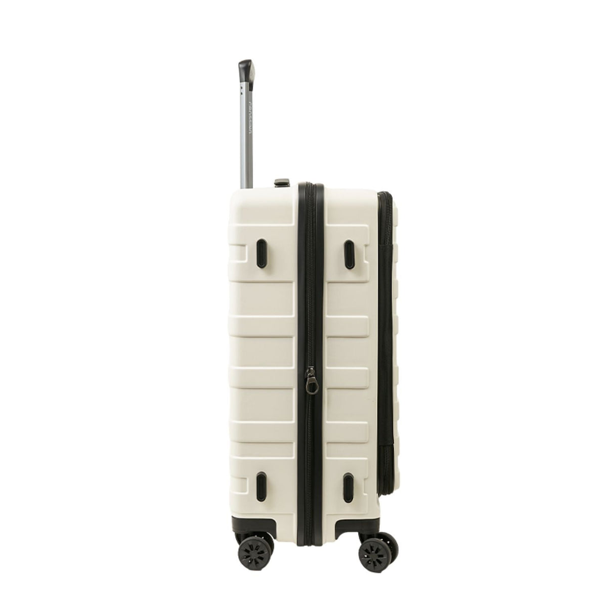 Crossing Groov Pc Trunk 24" Medium Luggage With Front Access Opening - White