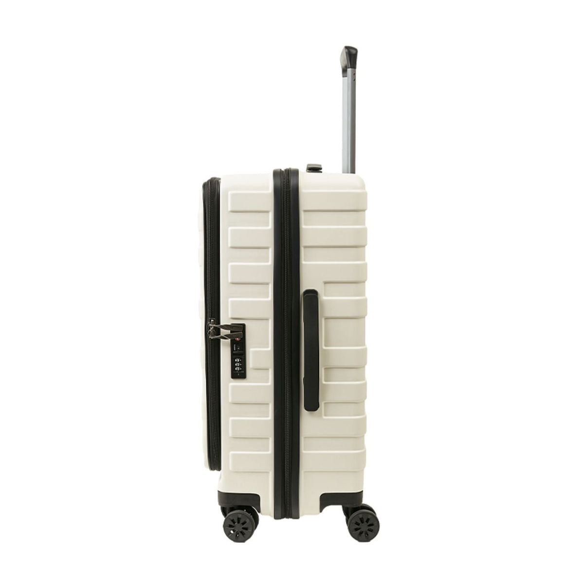 Crossing Groov Pc Trunk 24" Medium Luggage With Front Access Opening - White