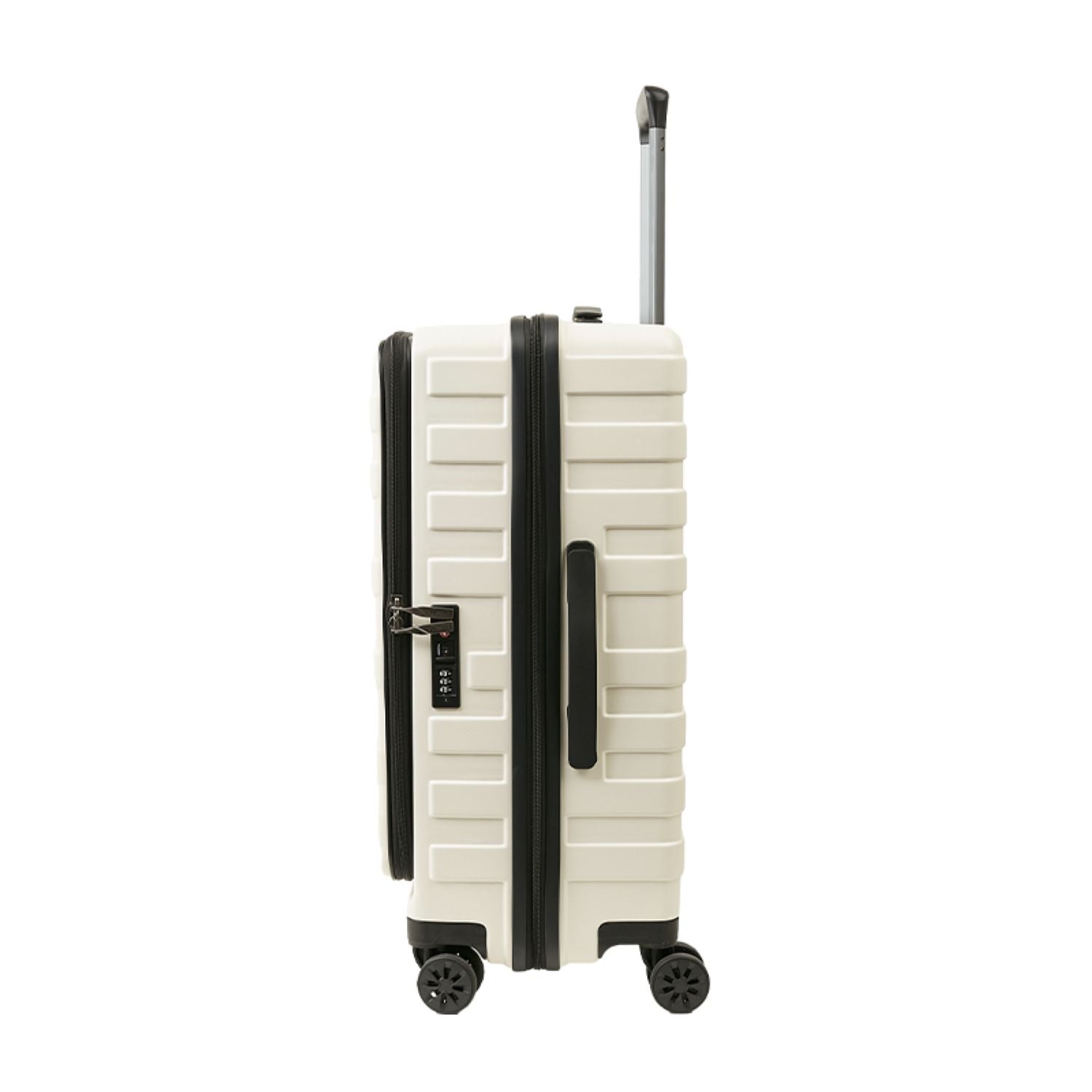 Crossing Groov Pc Trunk 24" Medium Luggage With Front Access Opening - White