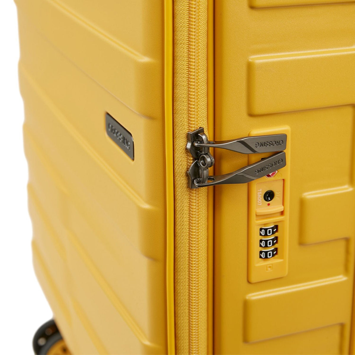Crossing Groov Pc Trunk 24" Medium Luggage With Front Access Opening - Yellow