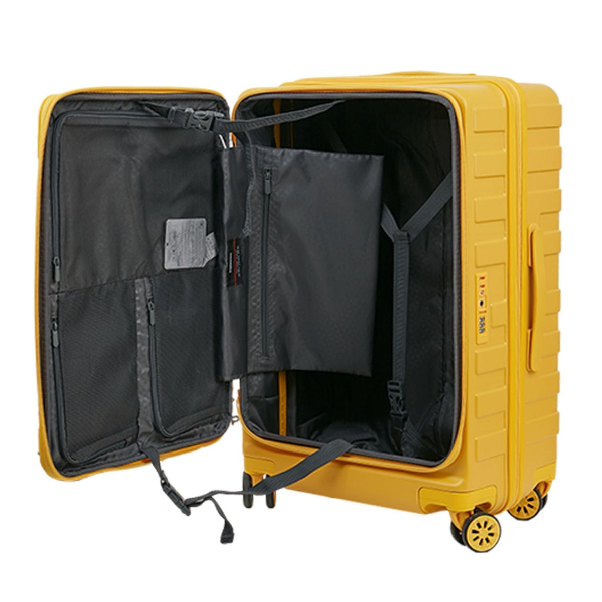 Crossing Groov Pc Trunk 24" Medium Luggage With Front Access Opening - Yellow