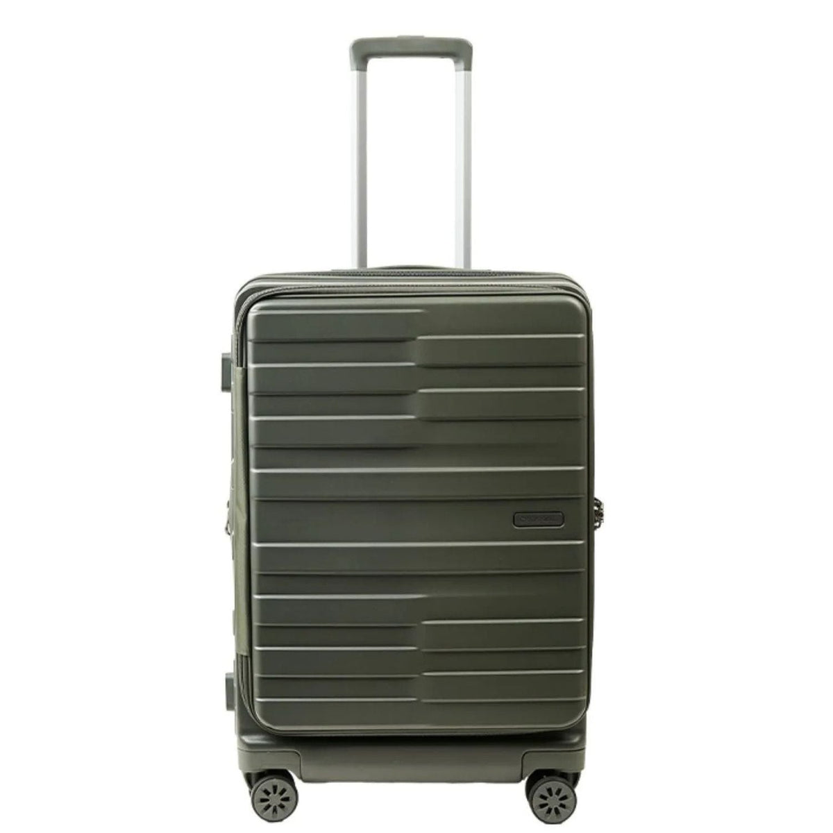 Crossing Groov Pc Trunk 24" Medium Luggage With Front Access Opening - Army Green