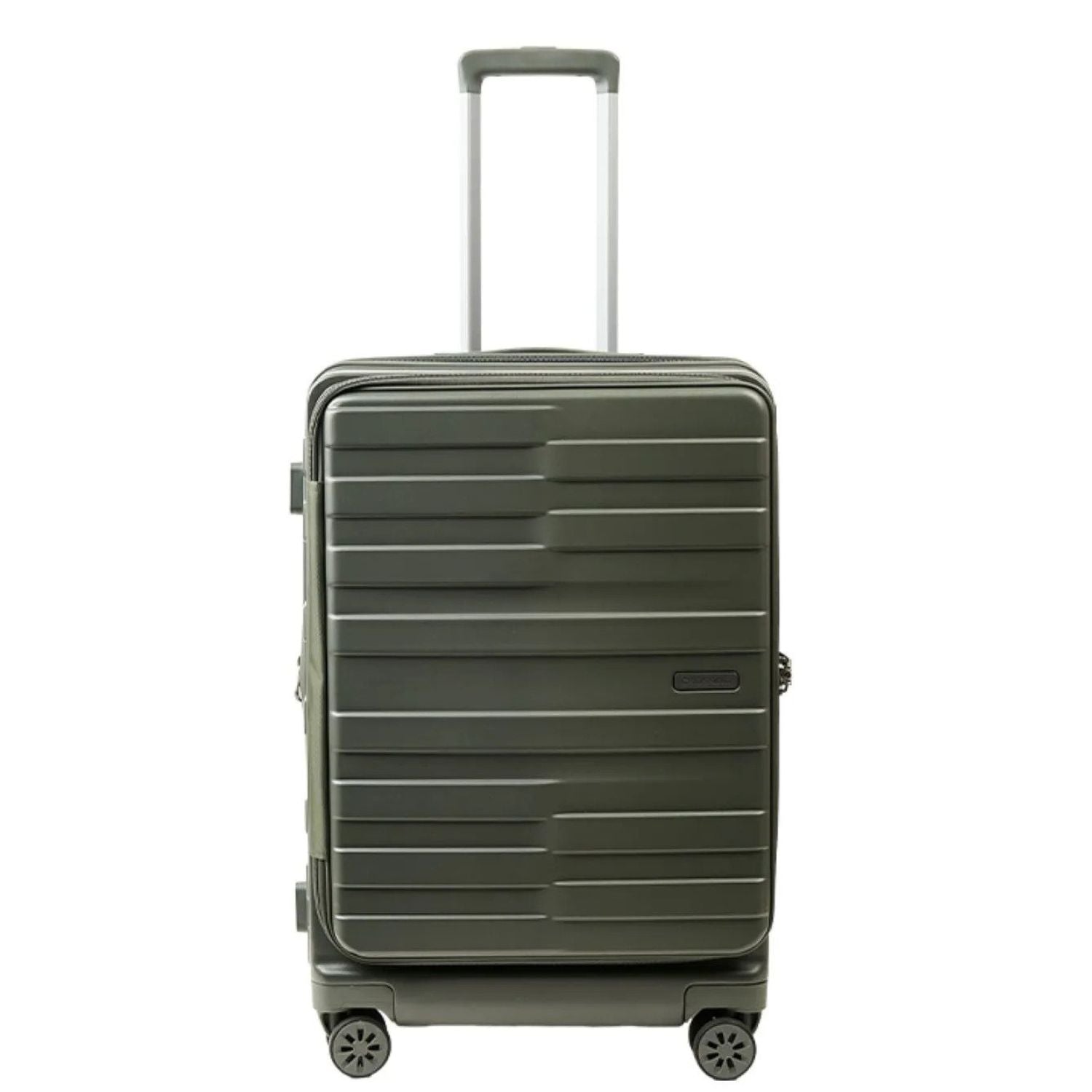 Crossing Groov Pc Trunk 24" Medium Luggage With Front Access Opening - Army Green