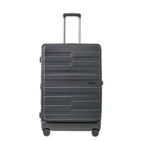 Crossing Groov Pc Trunk 24" Medium Luggage With Front Access Opening - Dark Grey