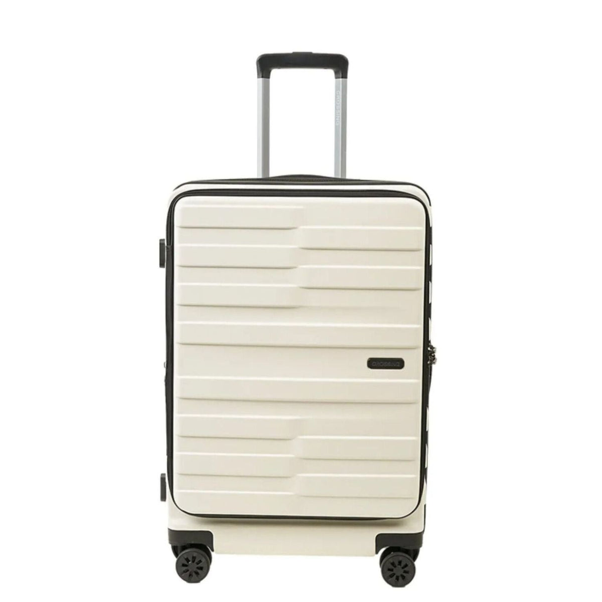 Crossing Groov Pc Trunk 24" Medium Luggage With Front Access Opening - White