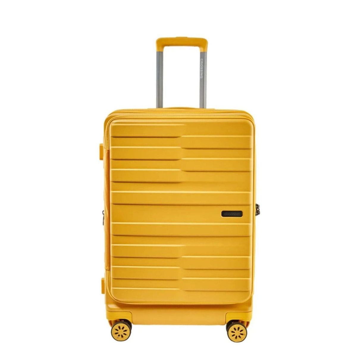 Crossing Groov Pc Trunk 24" Medium Luggage With Front Access Opening - Yellow