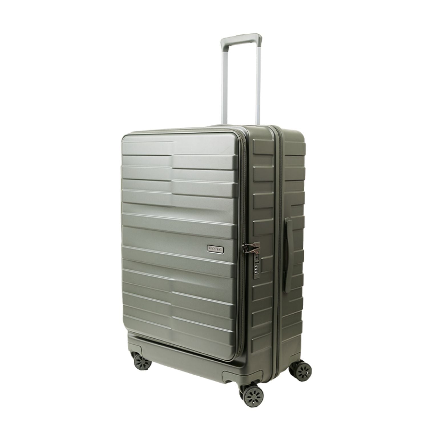Crossing Groov Pc Trunk 28" Large Luggage With Front Access Opening - Army Green