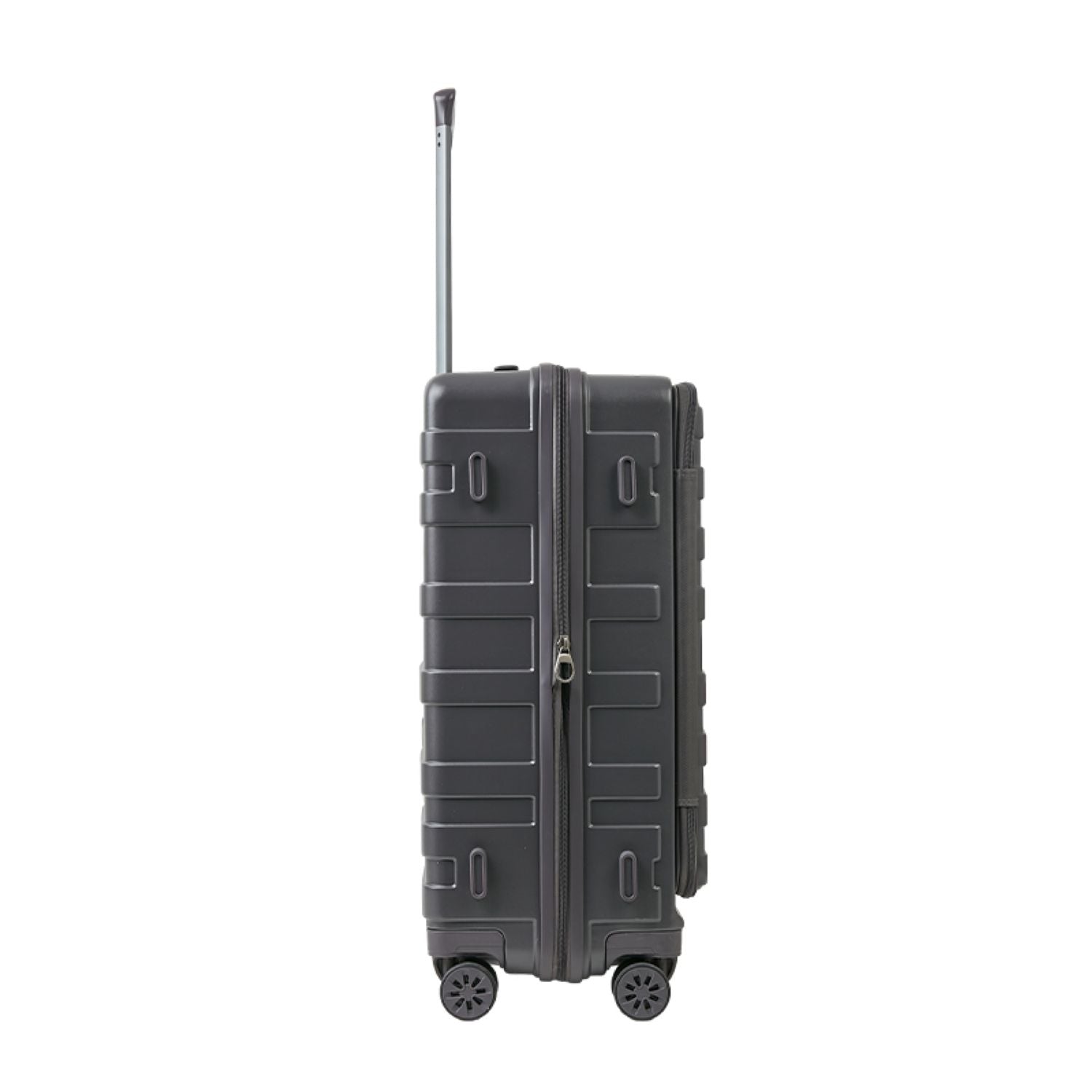 Crossing Groov Pc Trunk 28" Large Luggage With Front Access Opening - Dark Grey