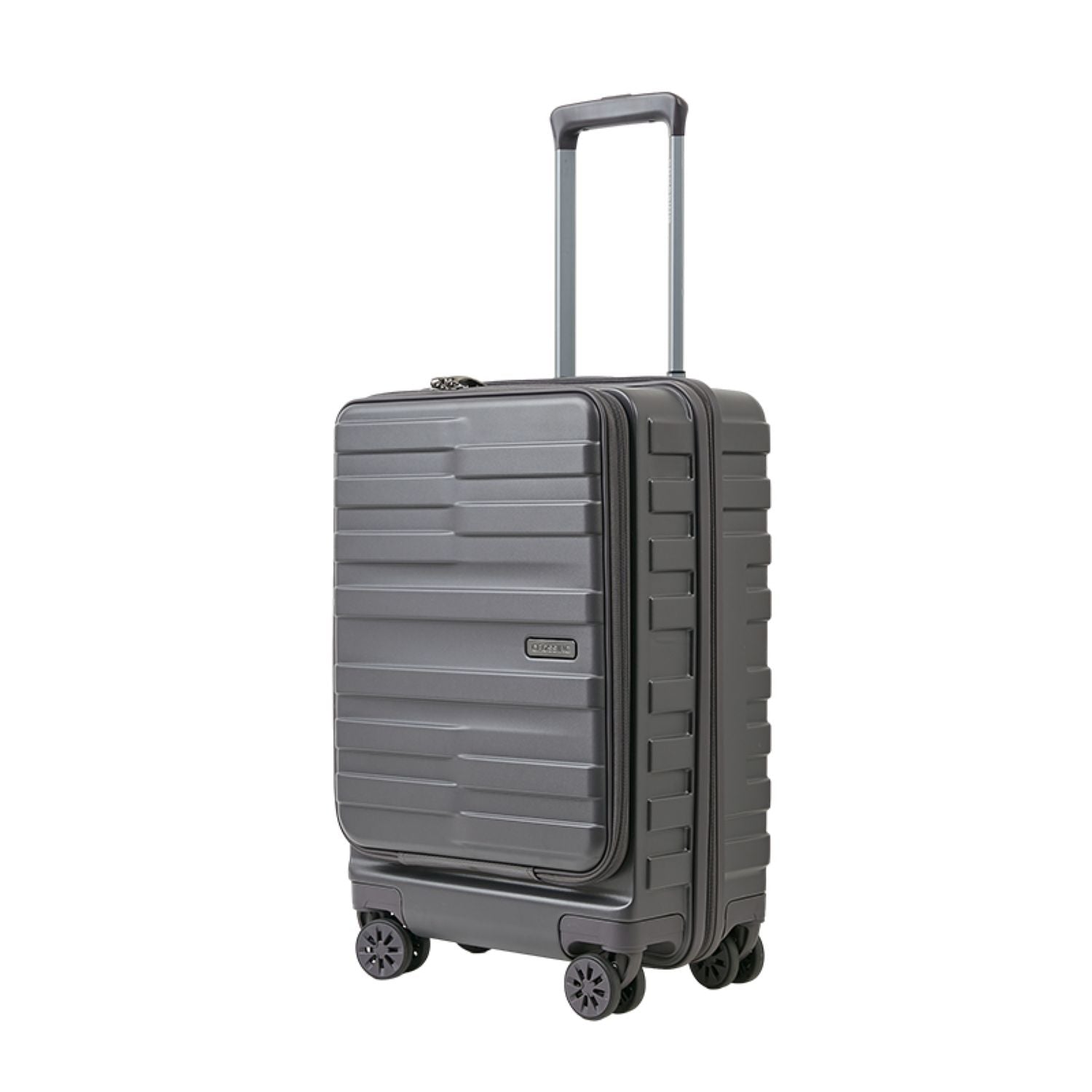 Crossing Groov Pc Trunk 28" Large Luggage With Front Access Opening - Dark Grey