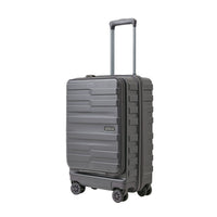 Crossing Groov Pc Trunk 28" Large Luggage With Front Access Opening - Dark Grey