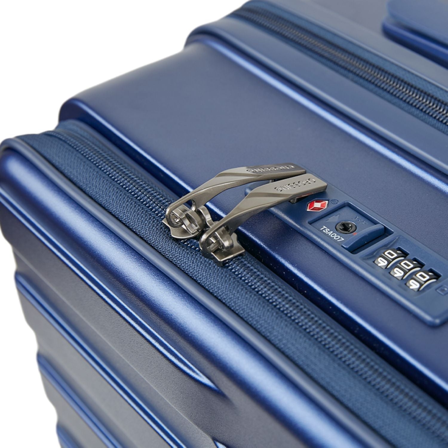 Crossing Groov Pc Trunk 28" Large Luggage With Front Access Opening - Stone Blue
