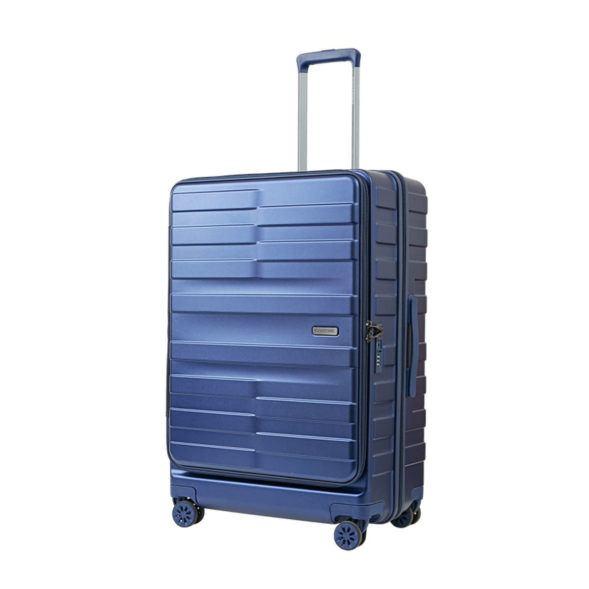 Crossing Groov Pc Trunk 28" Large Luggage With Front Access Opening - Stone Blue