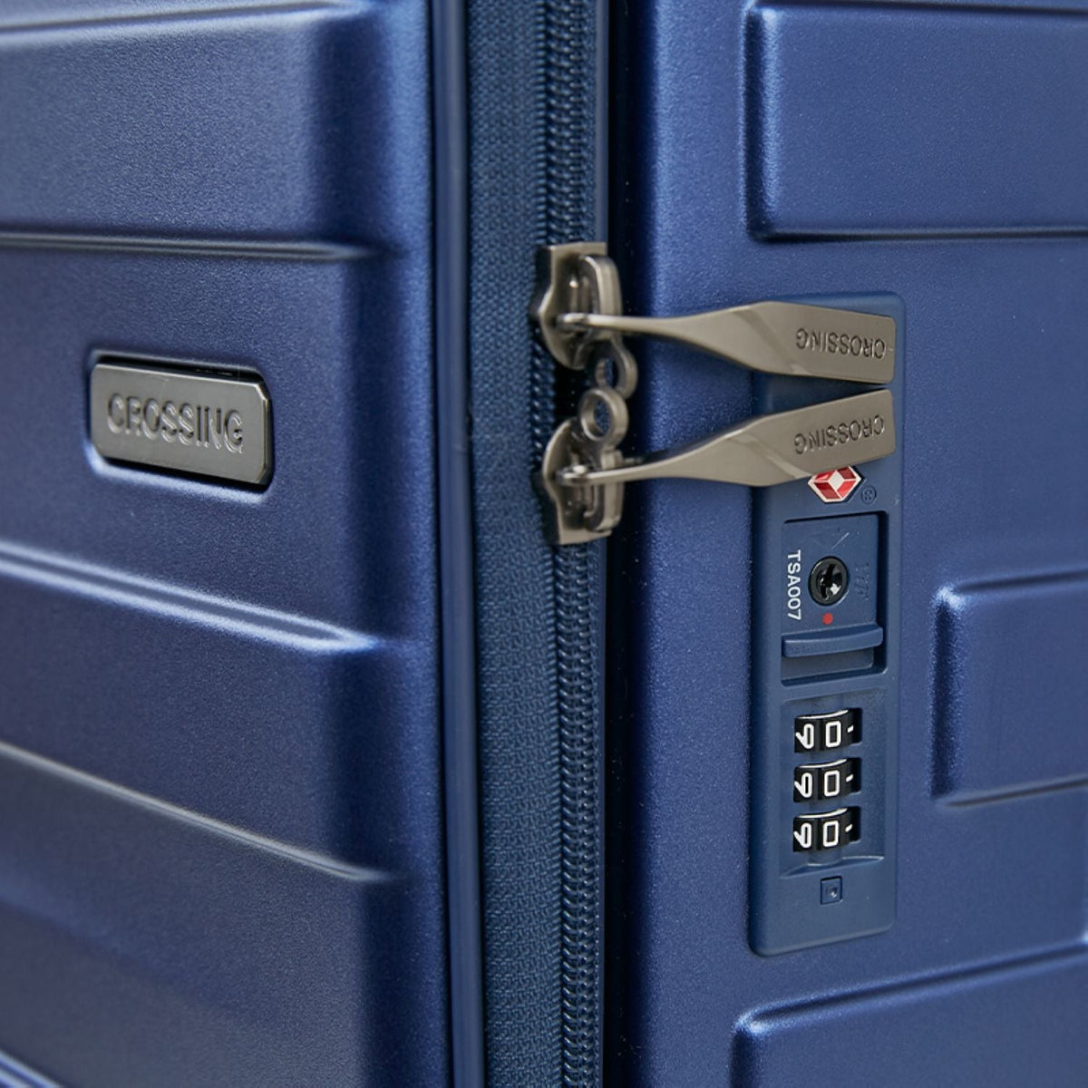 Crossing Groov Pc Trunk 28" Large Luggage With Front Access Opening - Stone Blue