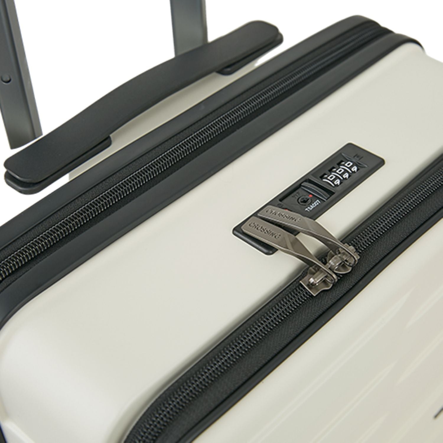 Crossing Groov Pc Trunk 28" Large Luggage With Front Access Opening - White