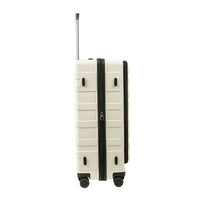 Crossing Groov Pc Trunk 28" Large Luggage With Front Access Opening - White