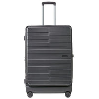 Crossing Groov Pc Trunk 28" Large Luggage With Front Access Opening - Dark Grey