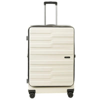 Crossing Groov Pc Trunk 28" Large Luggage With Front Access Opening - White