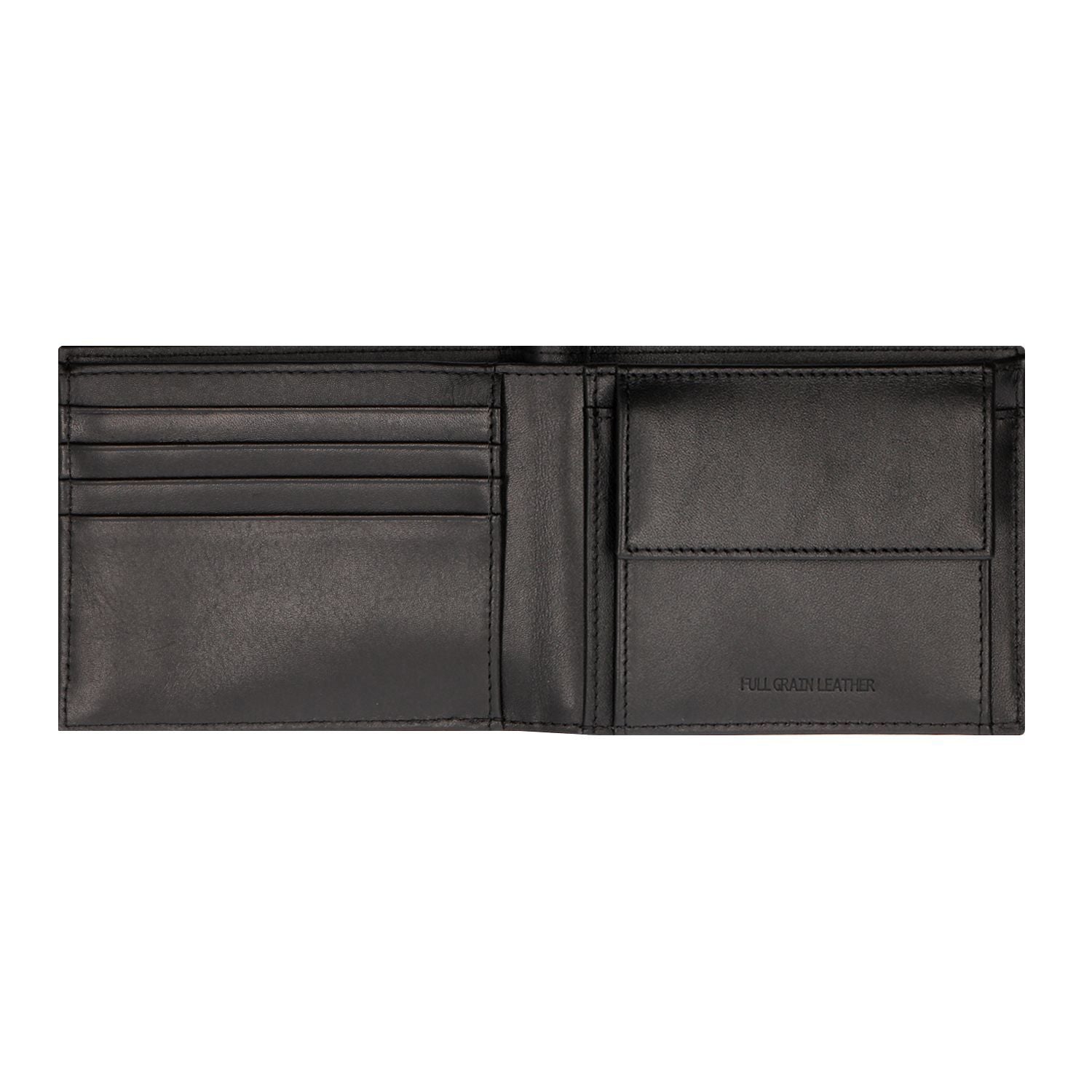 Crossing Infinite Bi-Fold Leather Wallet [12 Card Slots] RFID - Black