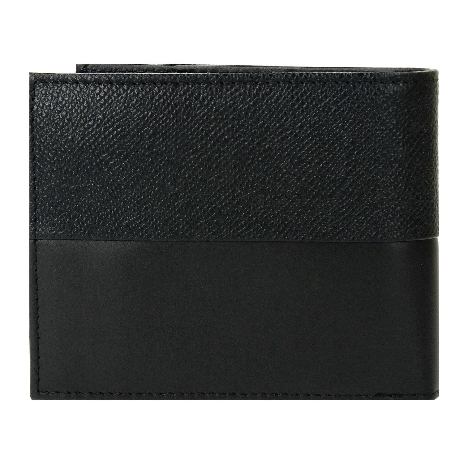 Crossing Infinite Bi-Fold Leather Wallet [12 Card Slots] RFID - Black
