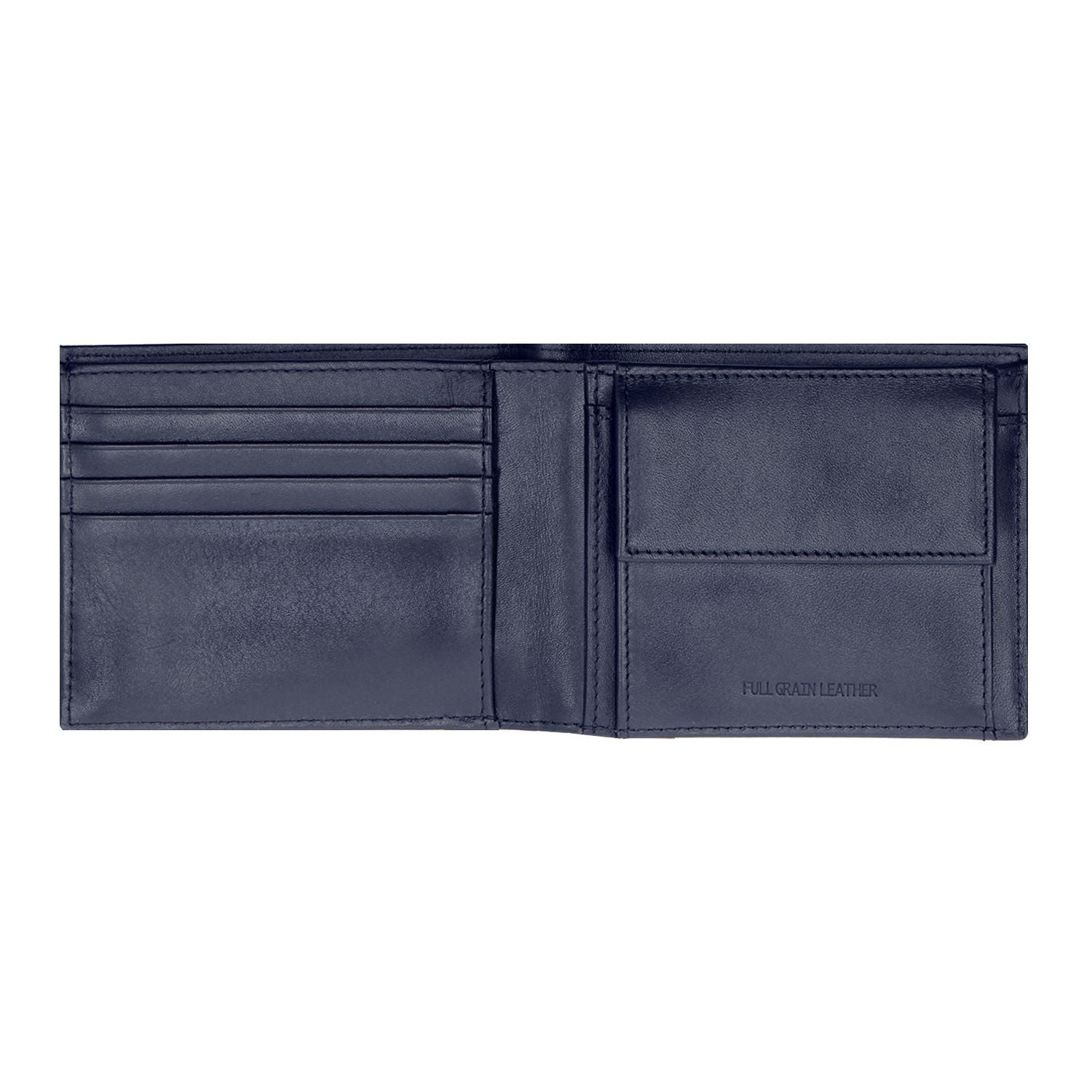 Crossing Infinite Bi-Fold Leather Wallet [12 Card Slots] RFID - Blue