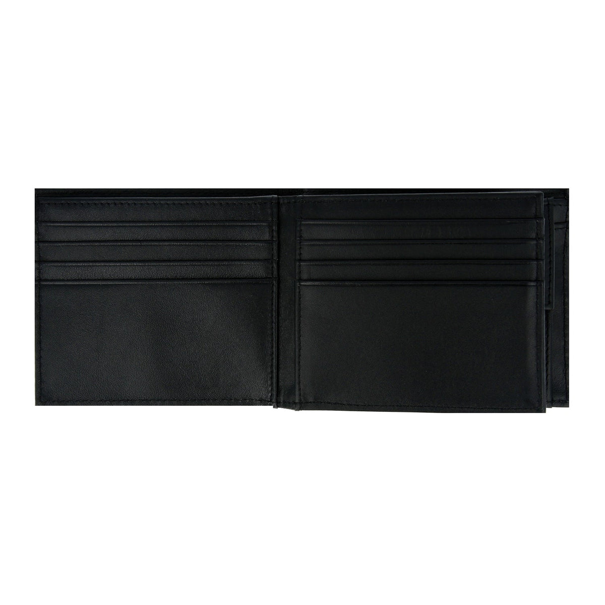 Crossing Infinite Bi-Fold Leather Wallet With Flap And Coin Pouch RFID - Black