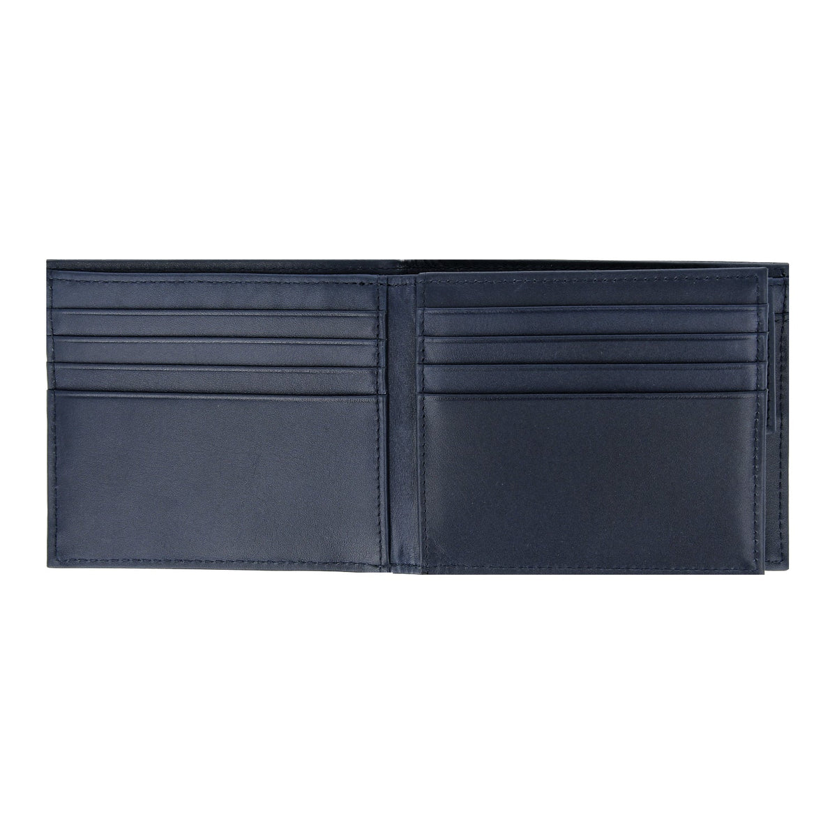 Crossing Infinite Bi-Fold Leather Wallet With Flap And Coin Pouch RFID - Blue