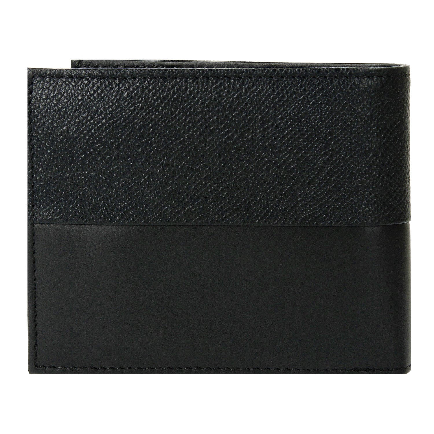 Crossing Infinite Bi-Fold Leather Wallet With Window And Coin Pocket RFID - Black